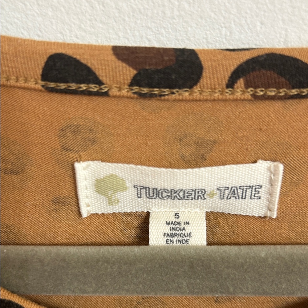 Tucker + Tate Brown Animal Print Dress - Picture 2 of 3